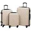 Image de Ensemble de valises rigides 3 pcs Doré ABS 92416