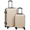 Image de Ensemble de valises rigides 2 pcs Doré ABS 92431