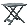 Image de Table pliable de jardin Vert 79x72x70 cm Plastique