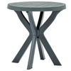 Image de Table de bistro Blanc Ø70 cm Plastique