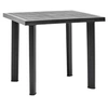 Image de Table de jardin Anthracite 80x75x72 cm Plastique