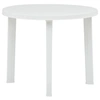 Image de Table de jardin Blanc 89 cm Plastique
