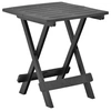 Image de Table pliable de jardin anthracite 45x43x50 cm plastique