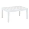 Image de Table de jardin Blanc 78x55x38 cm Plastique