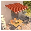 Image de Luifel automatisch uittrekbaar 400x300 cm oranje en bruin3051203