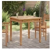 Image de Table a manger fixe sans tiroir carre en Teck L 80 cm