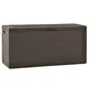 Image de Boîte de rangement de jardin Marron 116x44x55 cm