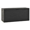Image de Boîte de rangement de jardin Anthracite 116x44x55 cm