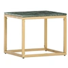 Image de Salontafel 40x40x35 cm echt steen met marmeren textuur groen286437