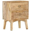 Image de Table de chevet 40x35x55 cm Bois de manguier solide
