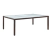 Image de Table a manger fixe sans tiroir rectangulaire en verre L 200 cm