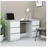 Image de Bureau Blanc 140x50x77 cm Bois d ingénierie