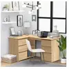 Image de Bureau d'angle Chêne sonoma 145x100x76 cm Aggloméré