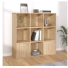 Image de Bibliothèque Chêne sonoma 98x30x98 cm Bois d'ingénierie