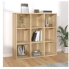Image de Bibliothèque chêne sonoma 98x29x97,5 cm bois d ingénierie