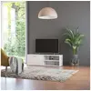 Image de Meuble TV Blanc 120x34x37 cm Bois d ingénierie