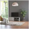 Image de Meuble TV Gris béton 120x34x37 cm Bois d'ingénierie