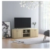 Image de Meuble TV Chêne sonoma 120x34x37 cm Bois d'ingénierie