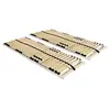 Image de Sommiers à lattes sans matelas 2 pcs avec 28 lattes 80x200 cm