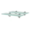 Image de Schappen zwevend 2 st 30x10 cm 8 mm glas3051494