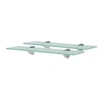 Image de Schappen zwevend 2 st 40x10 cm 8 mm glas3051495