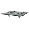 Image de Schappen zwevend 2 st 30x10 cm 8 mm glas3051502