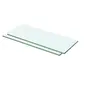 Image de Schappen 2 st 50x15 cm glas transparant3051558