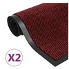 Image de Droogloopmatten 2 st rechthoekig getuft 120x180 cm rood3051619