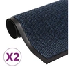 Image de Droogloopmatten 2 st rechthoekig getuft 120x180 cm blauw3051620