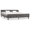 Image de Bedframe fluweel grijs 200x200 cm288563
