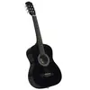 Image de Guitare classique de débutants et enfants Noir 3 4 36