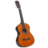 Image de Guitare classique de débutants et enfants 3-4 36" Tilleul, bois foncé