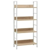 Image de Bibliothèque à 4 niveaux chêne 60x27,6x124,5 cm bois ingénierie