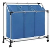 Image de Wassorteerder met 3 zakken staal blauw288331