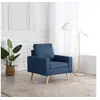 Image de Fauteuil tissu bleu