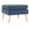 Image de Voetenbank stof blauw288737