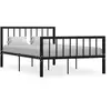 Image de Bedframe metaal zwart 120x200 cm284570
