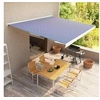 Image de Luifel handmatig 400x300 cm blauw en wit3052674