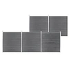 Image de Schutting 872x186 cm HKC grijs3053228