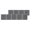 Image de Schutting 1564x186 cm HKC grijs3053232