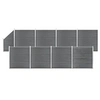 Image de Schuttingset 8 vierkant en 1 schuin 1484x186 cm HKC grijs3053240