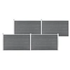 Image de Schutting 699x106 cm HKC grijs3053249