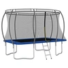 Image de Ensemble de trampoline rectangulaire 335x244x90 cm 150 kg