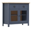 Image de Buffet Hill Gris 90x40x80 cm Bois de pin solide288941