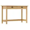 Image de Table console Hill Range avec 2 tiroirs 110x45x74 cm Pin solide