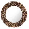 Image de Miroir mural 60 cm Teck Rond