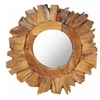 Image de Miroir mural 40 cm Teck Rond