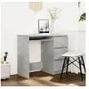 Image de Bureau Gris béton 90x45x76 cm Bois d'ingénierie