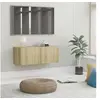 Image de Meuble TV Chêne sonoma 80x30x30 cm Bois d'ingénierie