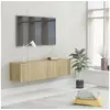 Image de Meuble TV Chêne sonoma 120x30x30 cm Bois d'ingénierie